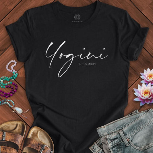 Yogini Tee Solid Black Blend