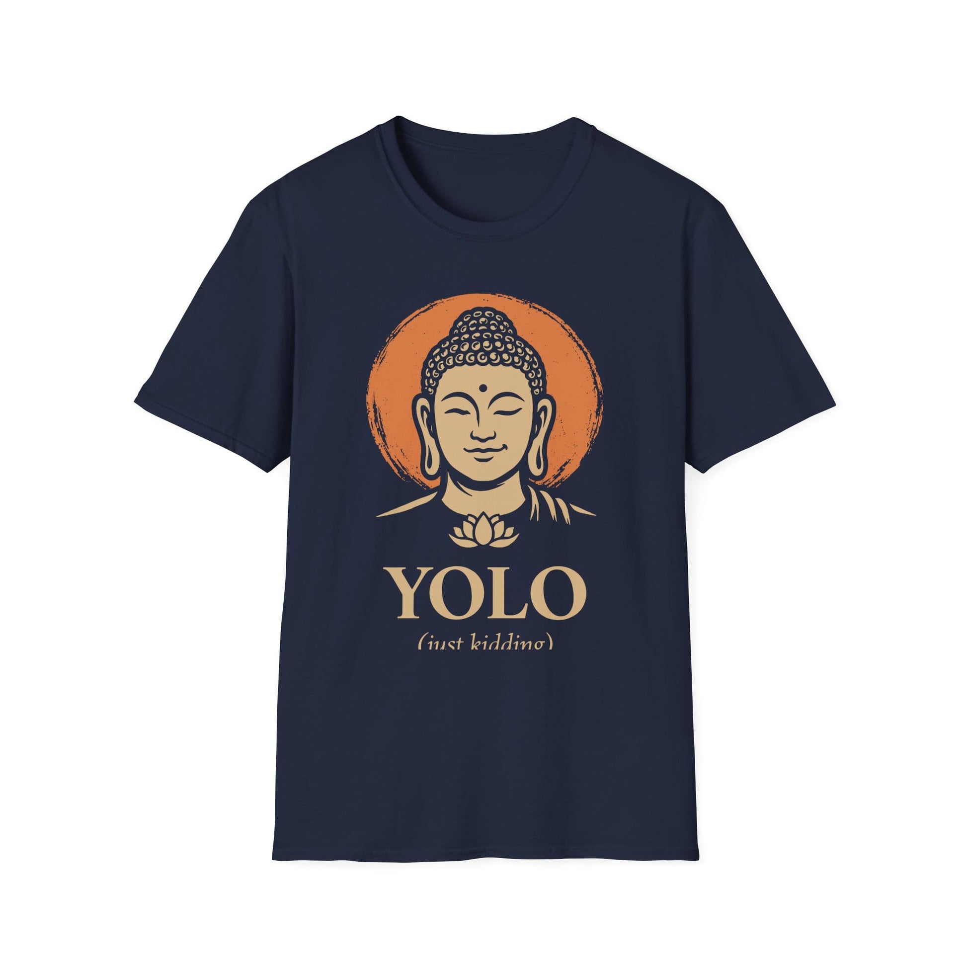Printify T-Shirt YOLO T-Shirt Navy / S