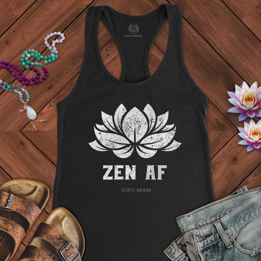Zen AF Lotus Tank Solid Black