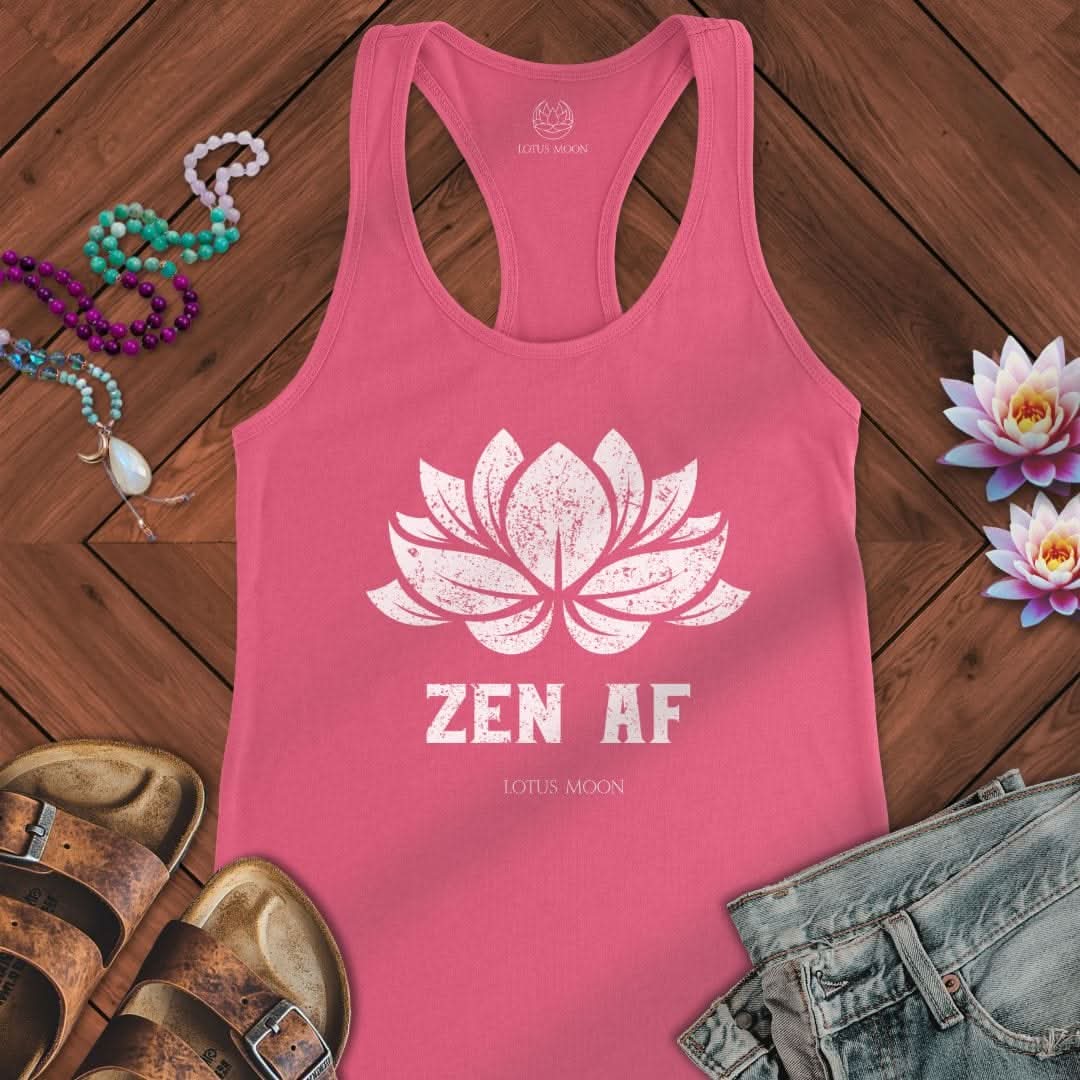 Zen AF Lotus Tank Solid Hot Pink