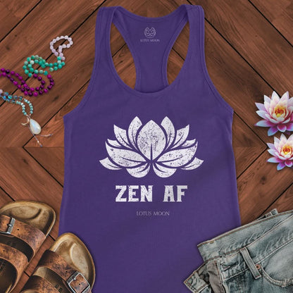 Zen AF Lotus Tank Solid Purple Rush