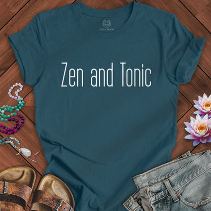 Zen And Tonic Tee Deep Teal