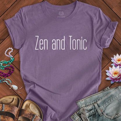 Zen And Tonic Tee Heather Purple
