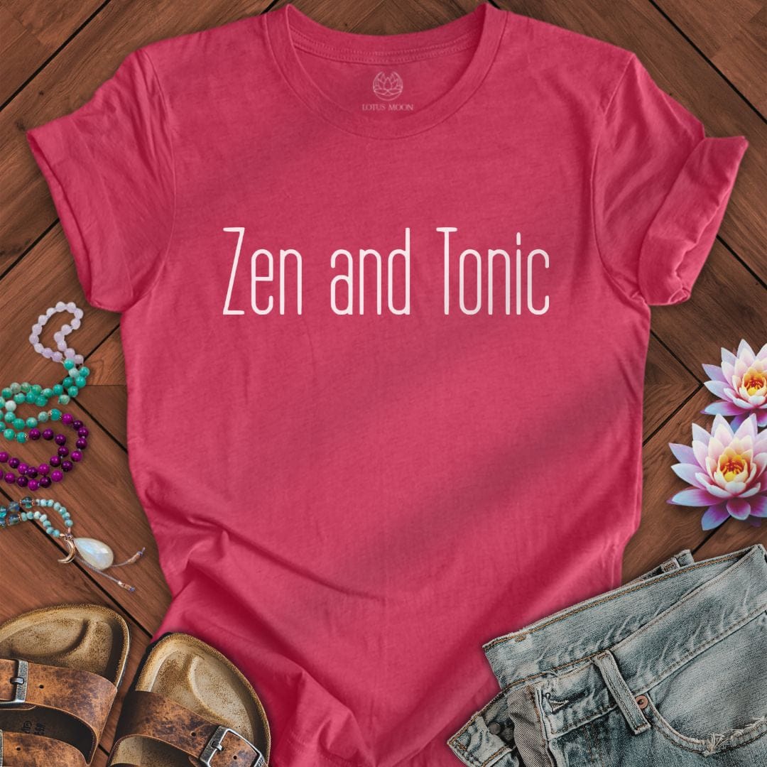 Zen And Tonic Tee Heather Raspberry